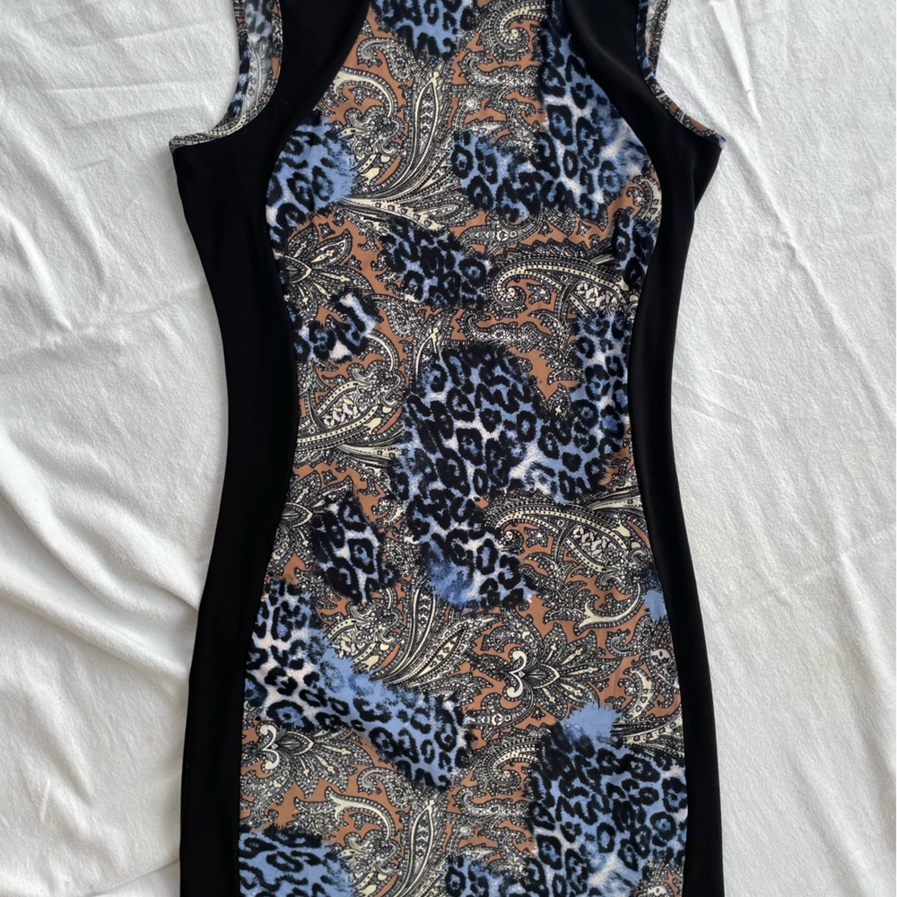 Black koi dress size medium